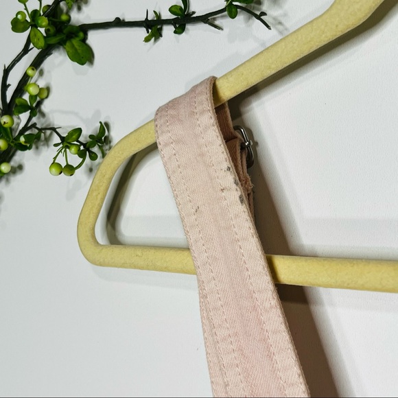 Free People Pink Jean Cutoff Overall Dress NWT! - Picture 9 of 12